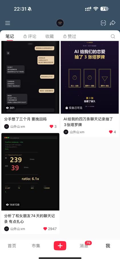 小红书 · 单篇阅读 14.4 万，点赞 2947，零投流